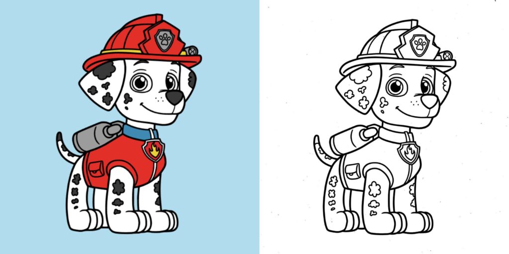coloriage pat patrouille