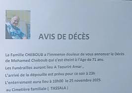 avis de deces 25