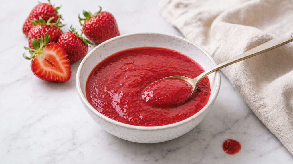 coulis de fraise
